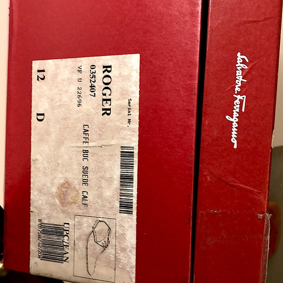 Ferragamo Men's Brown Desert Boot chukka suede gorgeous - Picture 7 of 7